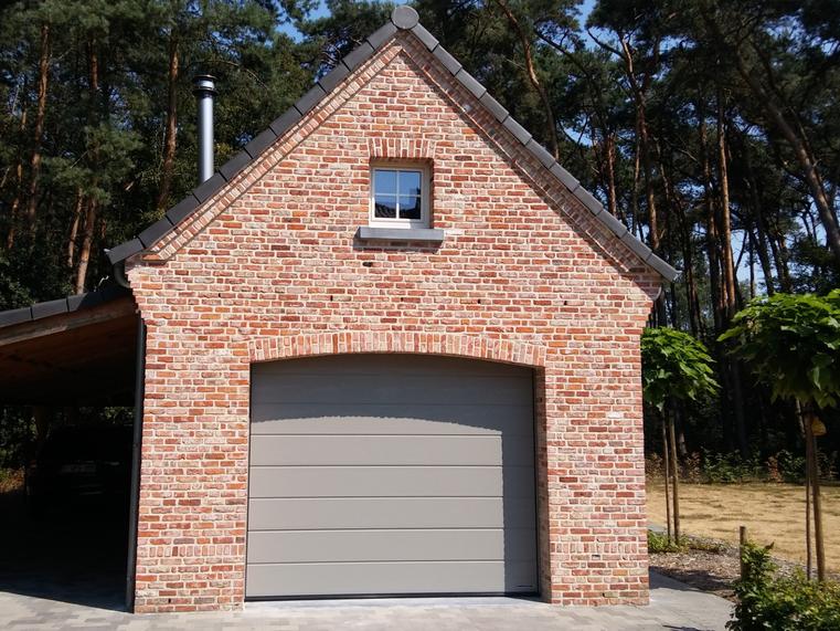 Hörmann - Klassieke garagepoort M-profilering Grijs, uit staal