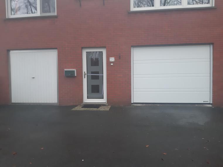 Hörmann - Klassieke garagepoort D-profilering Wit, uit staal
