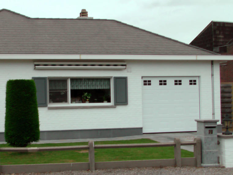 Hörmann - Klassieke garagepoort Casette Wit, uit staal