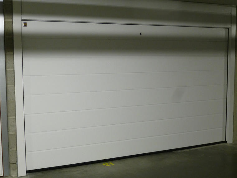 Hörmann - Porte de garage classique Rainures-M Blanc, en acier