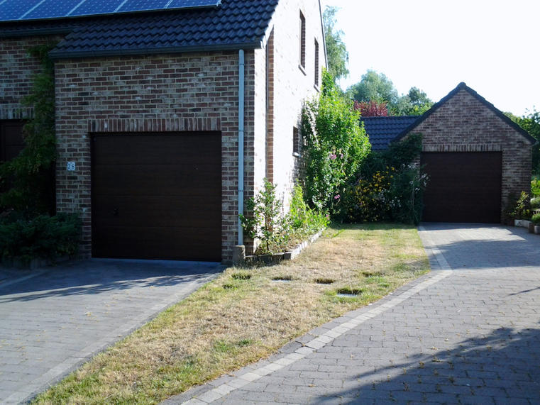 Hörmann - Klassieke garagepoort L-profilering Houtlook, uit staal