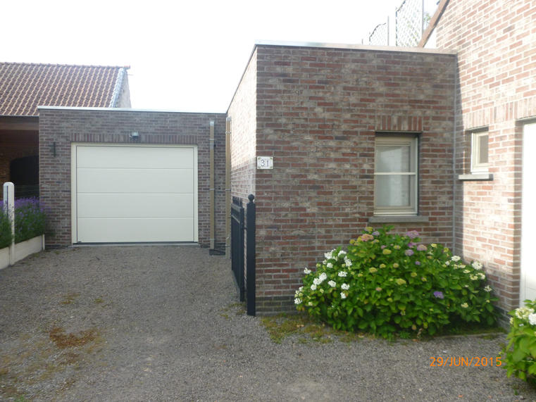 Hörmann - Klassieke garagepoort L-profilering Wit, uit staal